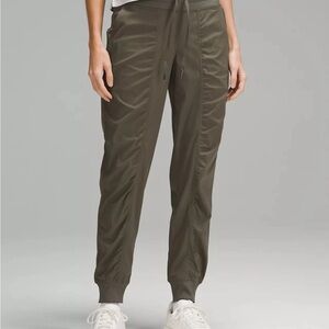 Lululemon Dance Studio Full Length Olive Green Pants